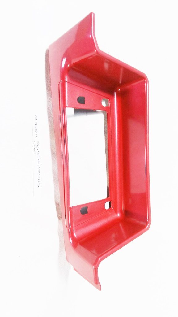 footboard Euro3 right (housing) red (tipper)
